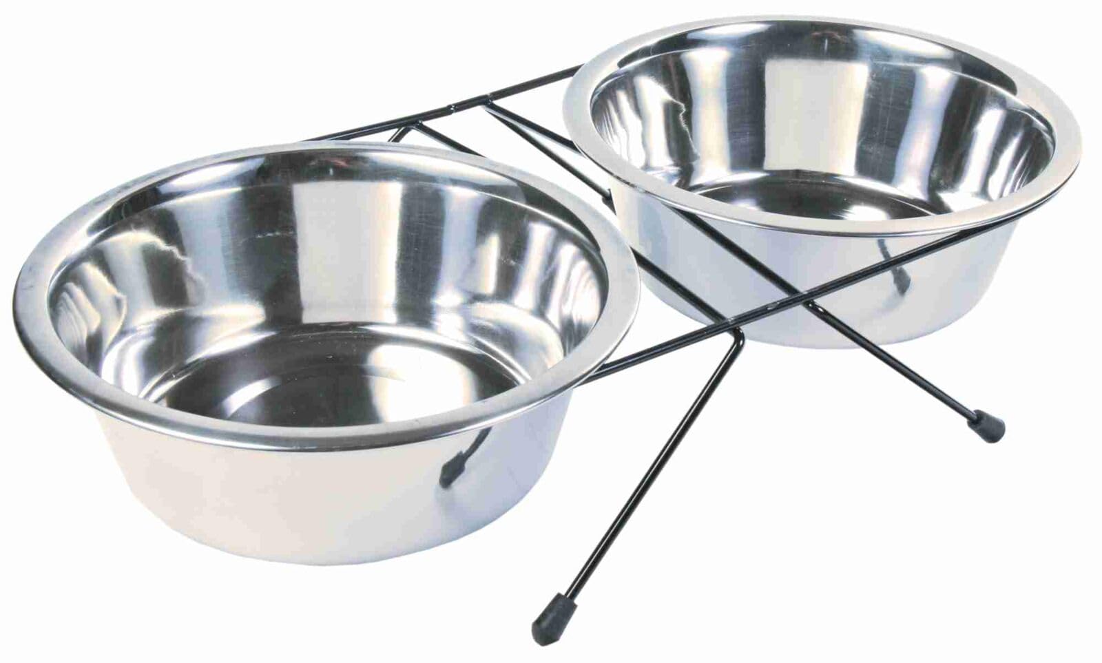 Trixie 24833 Eat on Feet Bowl Set 2 × 1.8 L / ø 20 cm