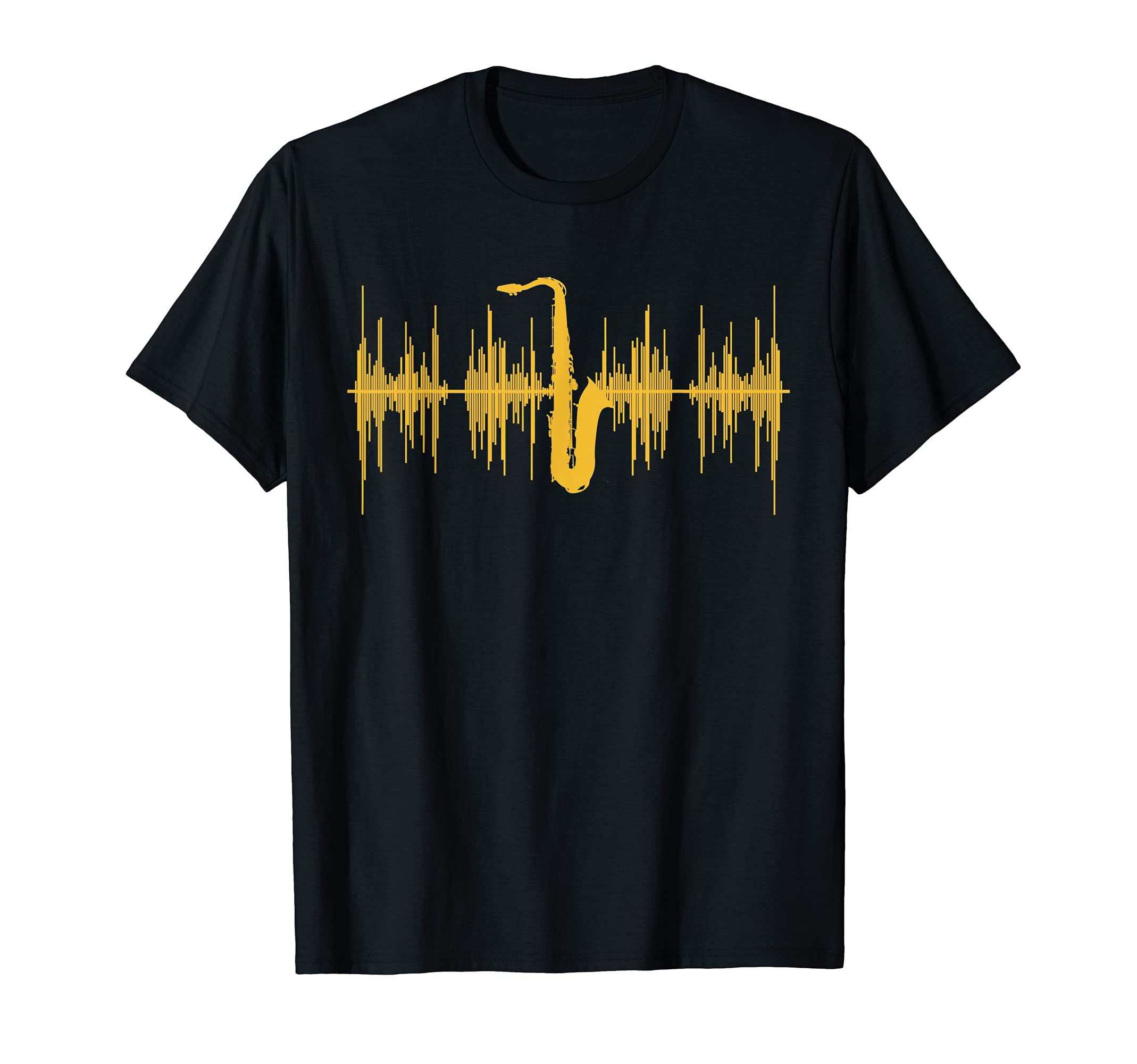 Musician Saxophonist Soundwave Musical Instrument Saxophone T-Shirt