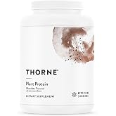 THORNE Plant Protein, 22 g Pea, Rice &amp; Chia Protein Powder, 20 Servings | All 9 Essential Amino Acids, Supports Lean Muscle Mass &amp; Exercise Recovery*, Vegan, Chocolate, NSF Certified for Sport