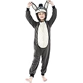 Lingway Toys Unisex Kids Animal Onesie Costumes for Halloween and Christmas: Tiger, Lion, Bear, Donkey,Elephant