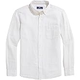 Vineyard Vines Mens Linen Surfside Solid Shirt