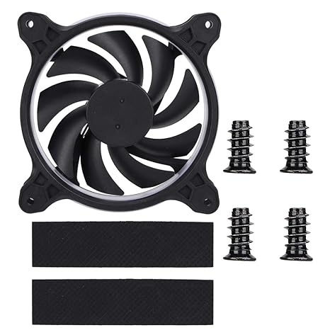 Refrigerador silencioso de la caja de la computadora, ventilador ...