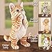 Collections Etc Realistic Pet Praying Figurine, Hand-Painted Statue Indoor or Outdoor Decoration, Tabby Cat