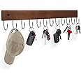 UNIFUN Key Hooks, Key Hooks for Wall Mounted with 12 Hooks, for Entryway, Bathroom, Hallway and Kitchen(1PACK)