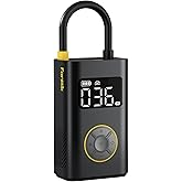 Fanttik X9 Pro Portable Tire Inflator for Compact Car, 1Min Fast Inflate Electric Bike Pump with Digital Tire Pressure Gauge,