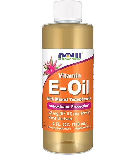 Amazon.com: NOW Vitamina E 54,600 UI lquido, 4 onzas : Salud y Hogar