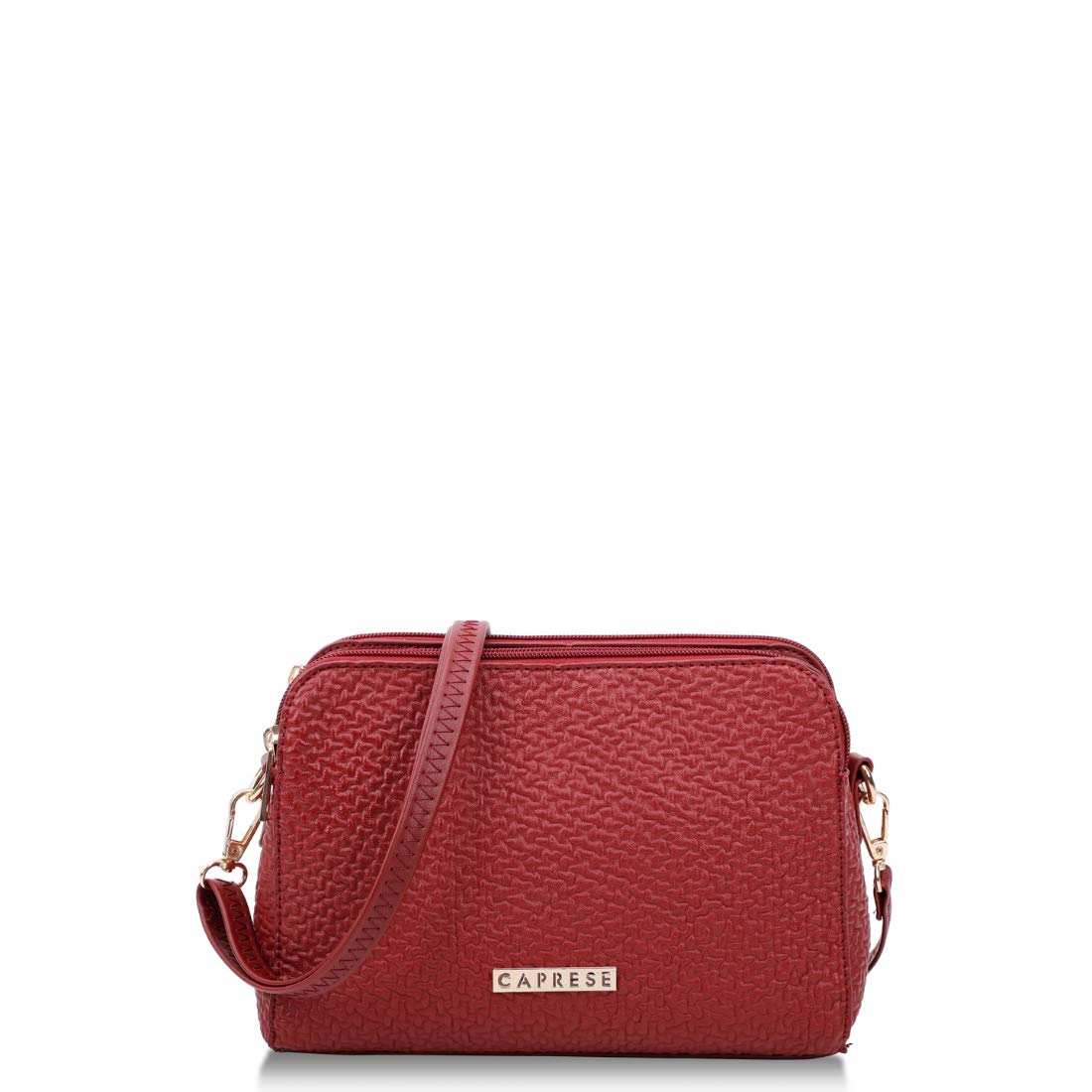 caprese maroon handbag