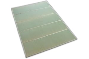 BJDesign Japanese Tatami Mat (Igusa Mattress), Foldable, Rush Grass, Floor Sleeping Japanese Futon Mattress Meditation Yoga Zen (Full XL)