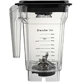 PrimeKaorin 75oz FourSide Jar Replacement for Blendtec Blender | Compatible with 570 575 625 650 725 759 800 825 885 and More, Including Classic Designer Professional Commercial Series