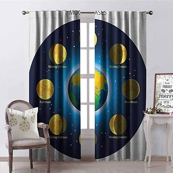 Amazon Com Educational 99 Blackout Curtains Circular Frame