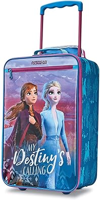 Amazon ディズニー キャリーバッグ ソフト アナと雪の女王 サイドブルー キャリーケース 子供 女の子 キッズ 並行輸入品 American Tourister キャリーケース