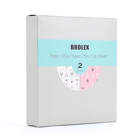 brolex pack n play fitted sheets