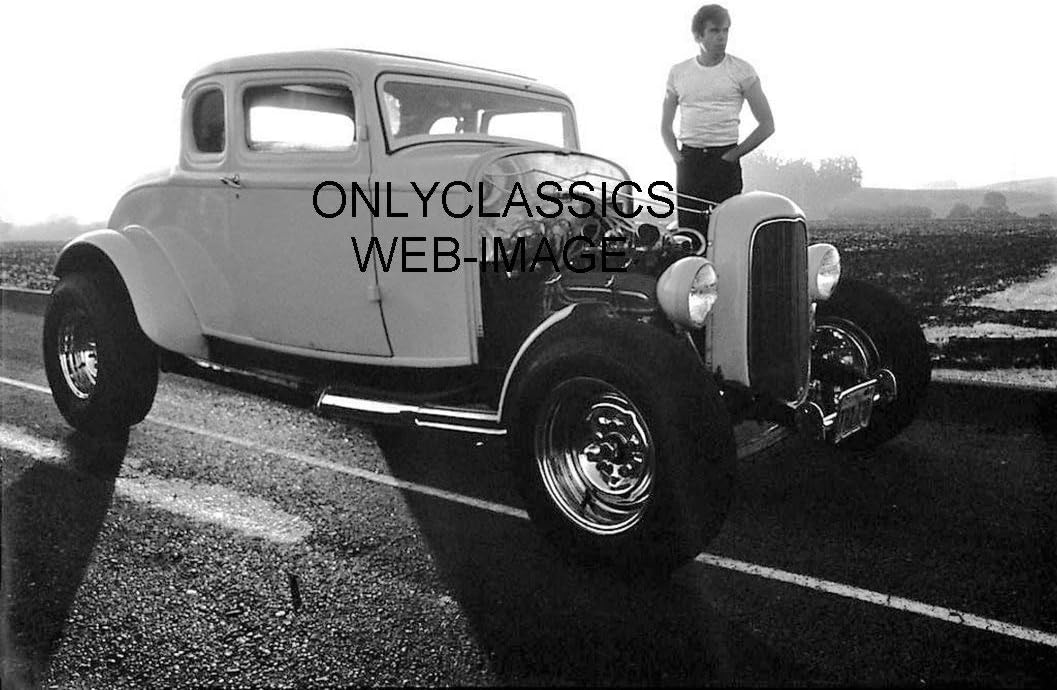 Photographs - OnlyClassics 1932 FORD DUECE COUPE HOT ROD CAR AMERICAN GRAFFITI 8X10 PHOTO COOL TOUGH GUY