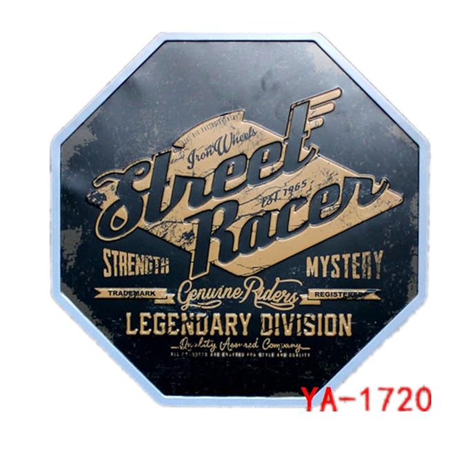 street racer Cartel de estaño Pared