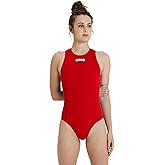 Arena Womens Arena Team Women's Solid Water Polo One Piece Swimsuit Water Sports Bathing Suit