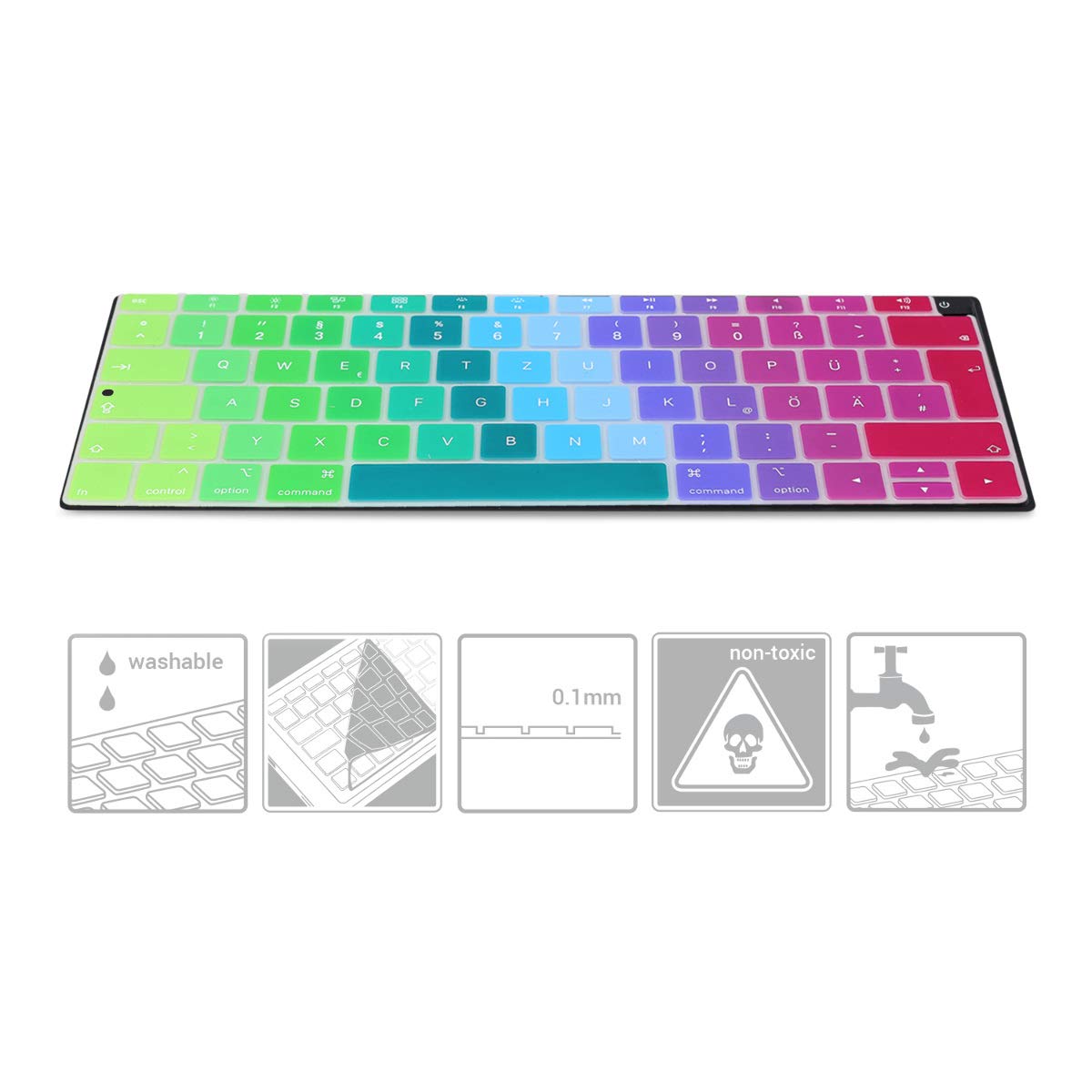 Copritastiera In Silicone Per Tastiera Ergonomica Craft, Trasparente E Sottile, Antiusura E Facile Da Pulire (disponibile In Vari Colori)