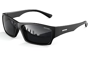 DEAFRAIN Kids Sunglasses Boys Girls Youth Polarized Unbreakable Flexible Sports Baseball Glasses for Teen Age 5-12