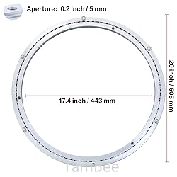 TamBee 20 Inch Lazy Susan Bearing Heavy-Duty Mute