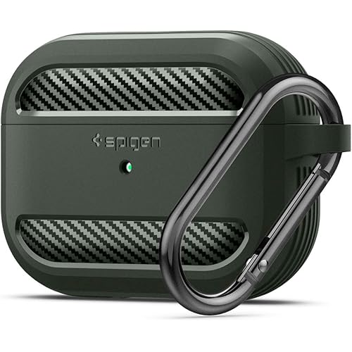 Spigen Rugged Armor Designed for Airpods Pro Case (2019) - Military Green