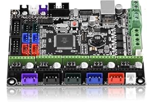 DIYEENI 3D Printer GenL V1.0 Controller Board, Integrated Mainboard Motherboard Compatible with Ramps1.4, Supports TMC2100 8825 Driver, LCD2004 LCD12864 TFT28 TFT32