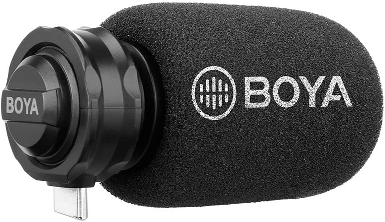 Amazon マイク 外付けマイク Boya By Dm100 スマホ録音用 デジタル ステレオカーディオイドコンデンサーマイク 極上 サウンド アンドロイド Usb Type Cデバイスレコーディング 録画用 Rakuby 外付けマイク