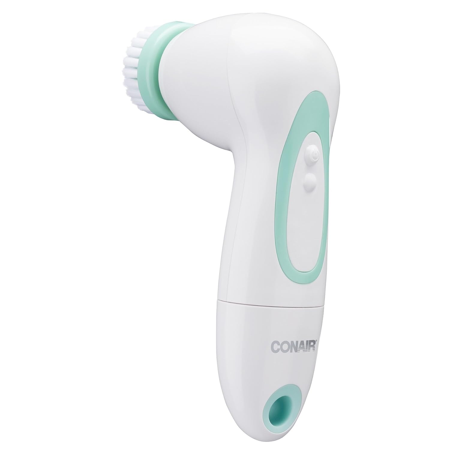 True Glow by Conair Battery Operated Sonic Facial Cleansing Brush, White: Beauty