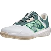 New Balance Men's 696 V6 Hard Court Tennis Shoe, White/Green, 11.5 Wide