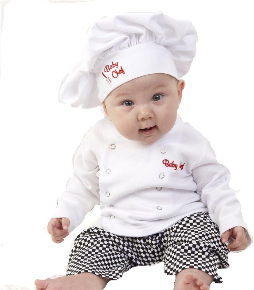 Joymall Baby Boys' Cook Chef Costume, Pants and Hat 3-pc