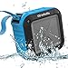 Infinilla Waterproof Bluetooth Speakers, Portable Wireless Speaker for Outdoor, Shower, Beach and Golf, 12 Hour Playtime with FM Radio, Mic, NFC and SD Card Slot - Blue