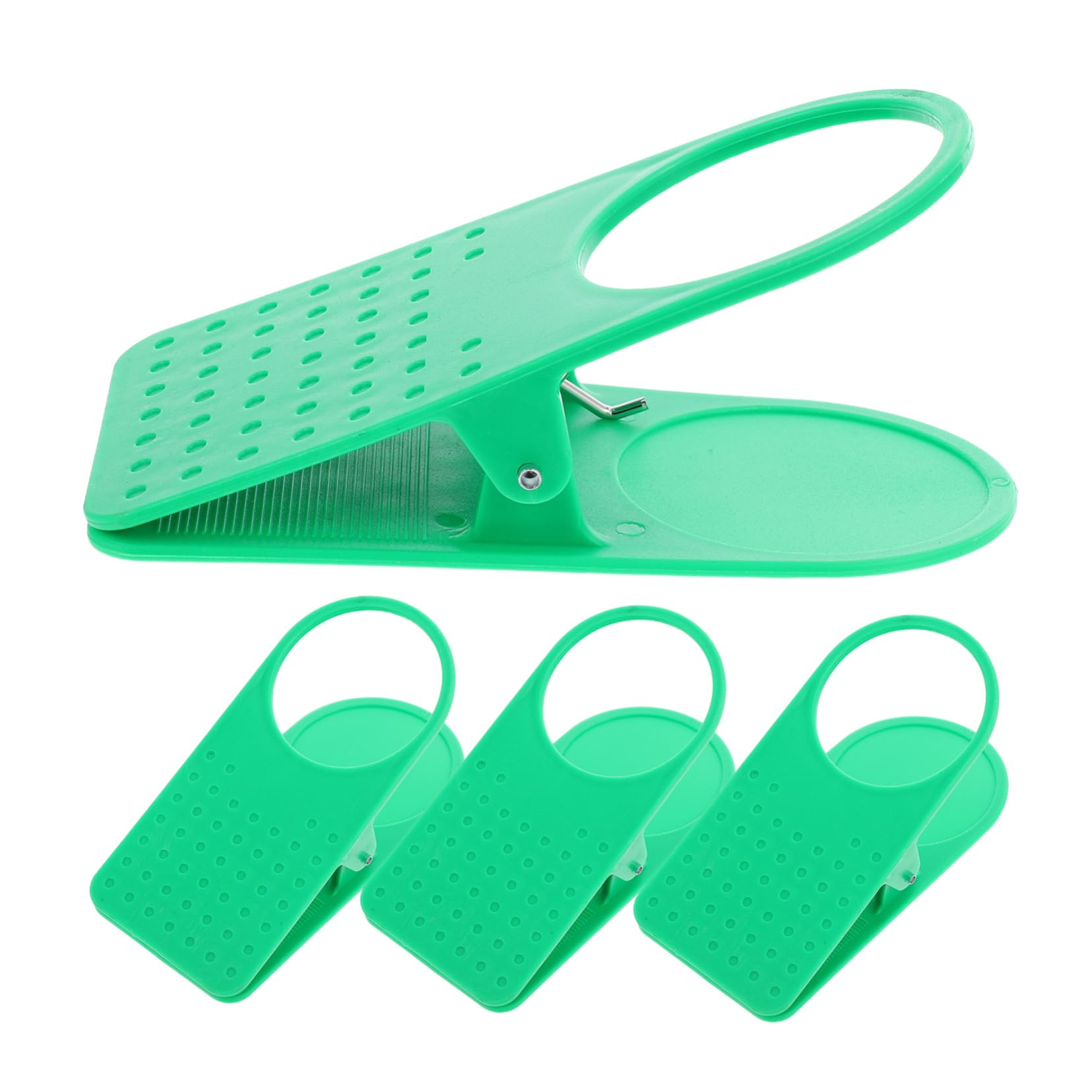 DOITOOL Clip Cup Holder for Desk Side Portable Water Bottle Clamp Teacup Stand Multifunctional No Spill Design for Home Office Use Set of 4