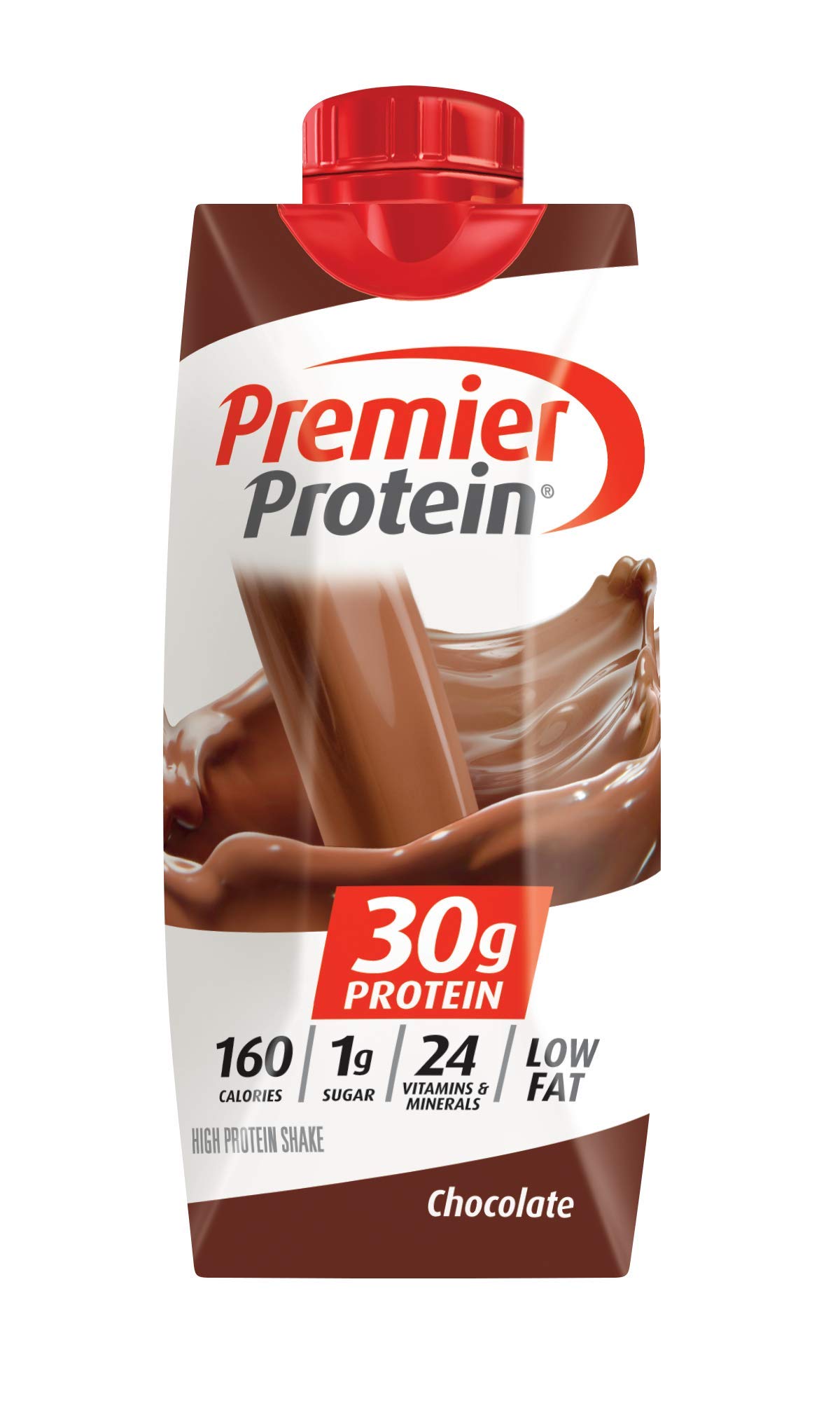 Premier Protein 30g Protein Shakes, Chocolate, 11 Fluid Ounces, 4 Per