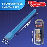 Footprint 1.5 in Scutch Chisel and Combs Set with Drop Forged Handle view 4