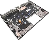 Dell Alienware m17 R5 AMD Palmrest Keyboard German RGB Backlit 0K0GPJ view 2