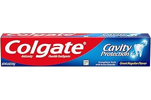 Colgate Cavity Protection Regular Fluoride Toothpaste, White, 6 oz