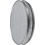 HVAC OV Galvanized Metal Duct End Cap - 6 Inch with