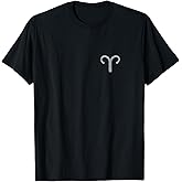 Zodiac Sign Aries (Vintage Gray) T-Shirt