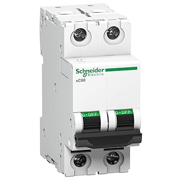 50 Amp 2 Pole Mcb Schneider Act 9 Amazon In Home Improvement