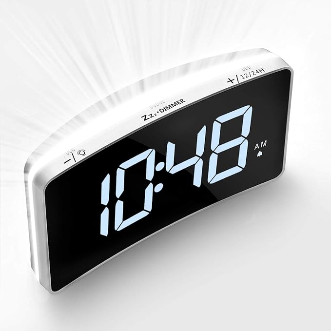 Mpow Alarm Clocks Bedside Mains Powered, Full Range Amazon.co.uk