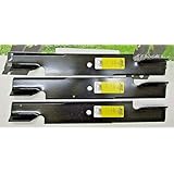 XHT 3 USA Blades for SCAG 482881 48111 481708 481712 482787 61" HIGH Lift Notch
