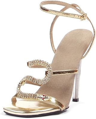 amazon gold strappy heels