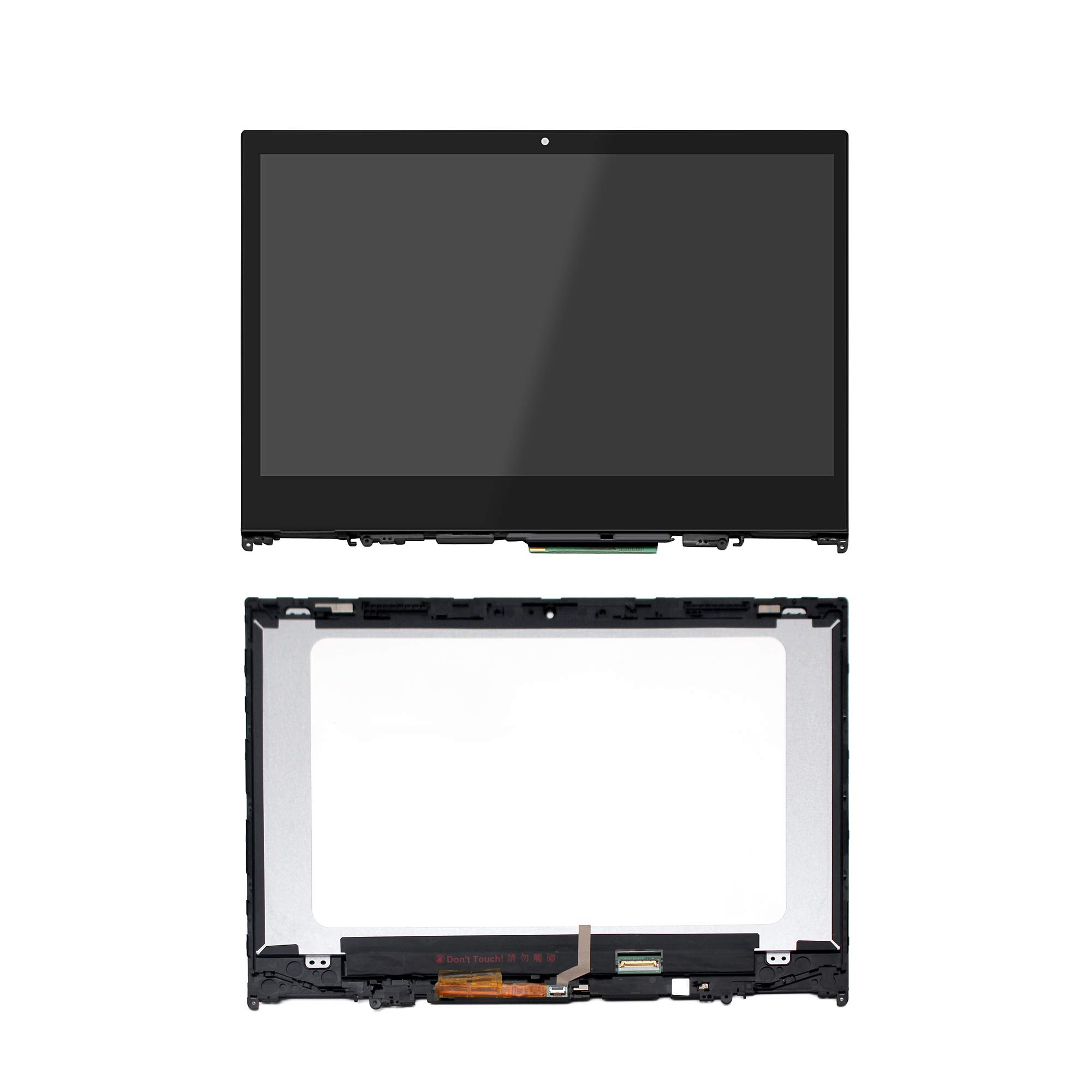 FTDLCD® 14 Inches FHD IPS LED LCD Touch Screen Digitizer Assembly With Bezel Replacement for Lenovo Yoga 520-14IKB 80X8