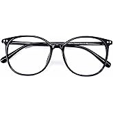 Reading Glasses Anti Blue Light Blocking Reader Oversized Frame for Women Men for Mid Big Face Anti Eyestains