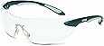 Uvex S4400X Ignite Safety Eyewear, Black and Silver Frame, Clear Uvextra Anti-Fog Lens