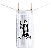 ZJXHPO Movie Inspired Han Towel - Waffle Absorbent Kitchen Decor Housewarming Gift