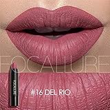 Focallure Matte Lipstick Metallic Sparkly Lipgloss Womens Makeup Stay On Glossier Lip Gloss Long Lasting Colorstay Solid Waterproof Lip Stick