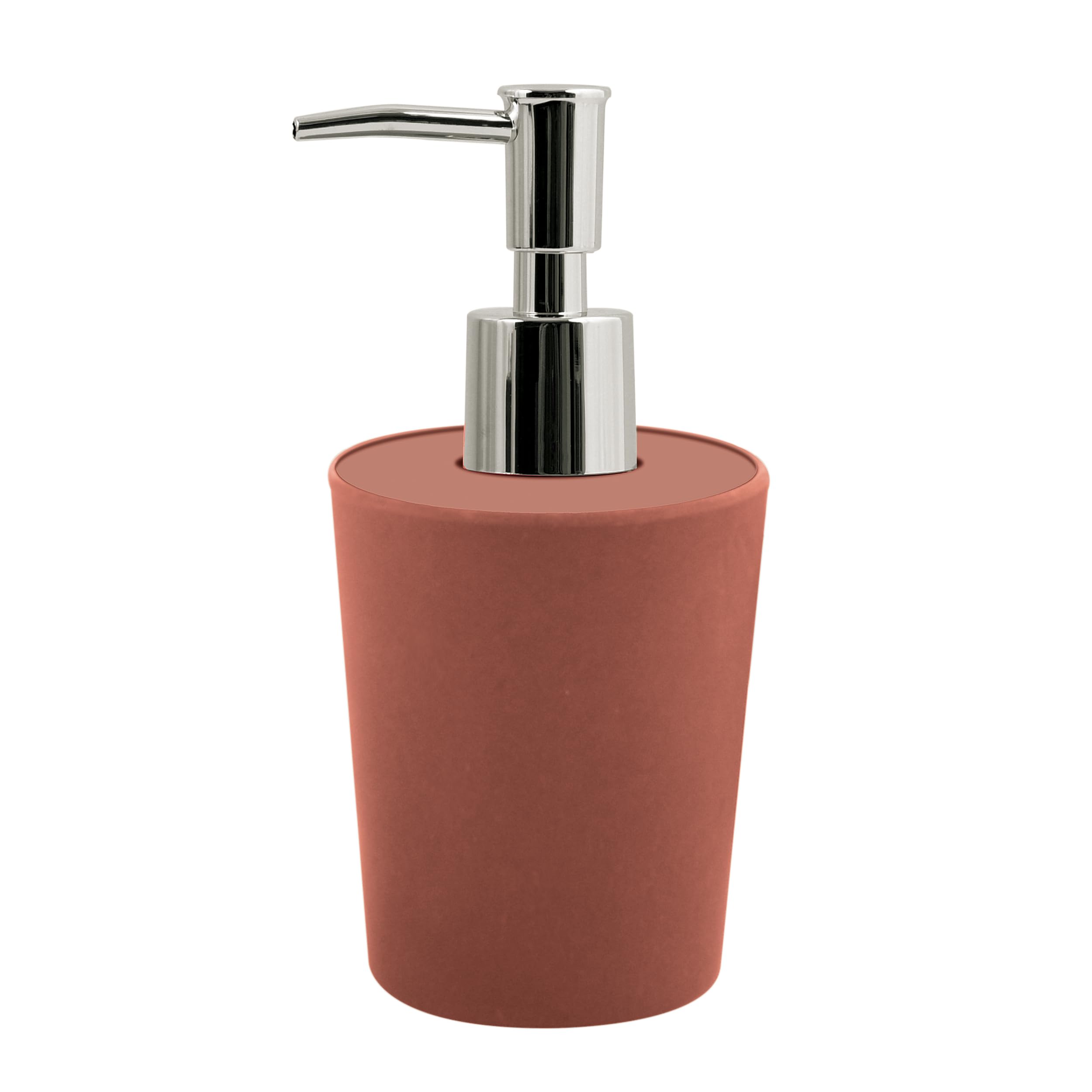 Spirella Takeo Terracotta Bamboo Fibre Soap Dispenser