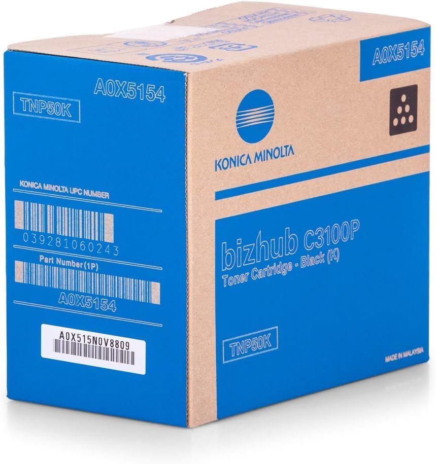 Konica Minolta A0X5154 Original Tnp 50 K) Toner Cartridge Black 5000 pages