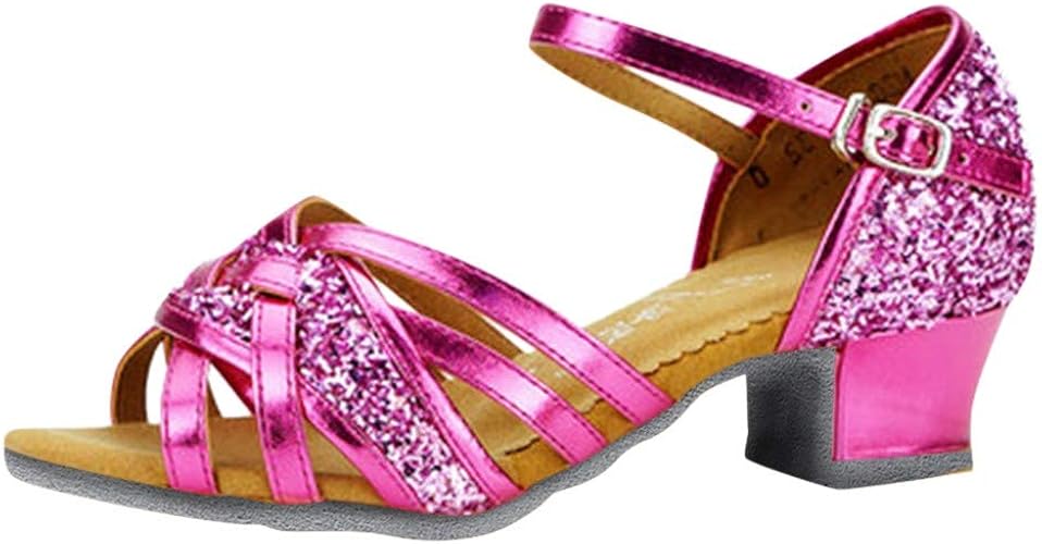 Amazon Lieteuy 子供サンダル 女の子サンダル 滑り止め スパンコール 三色展開 ヒール有 美脚 通気性が優れ 蒸れない オシャレ 優雅 上品 結婚式 宴会 ダンス用 こどもシューズ 乳児サンダル 赤ちゃんシューズ キッズ ガールズシューズ Lieteuy サンダル
