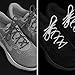 Round Reflective Shoelaces [2 Pairs: 1 Pair White + 1 Pair Black] 5/32” Thick - By Miscly