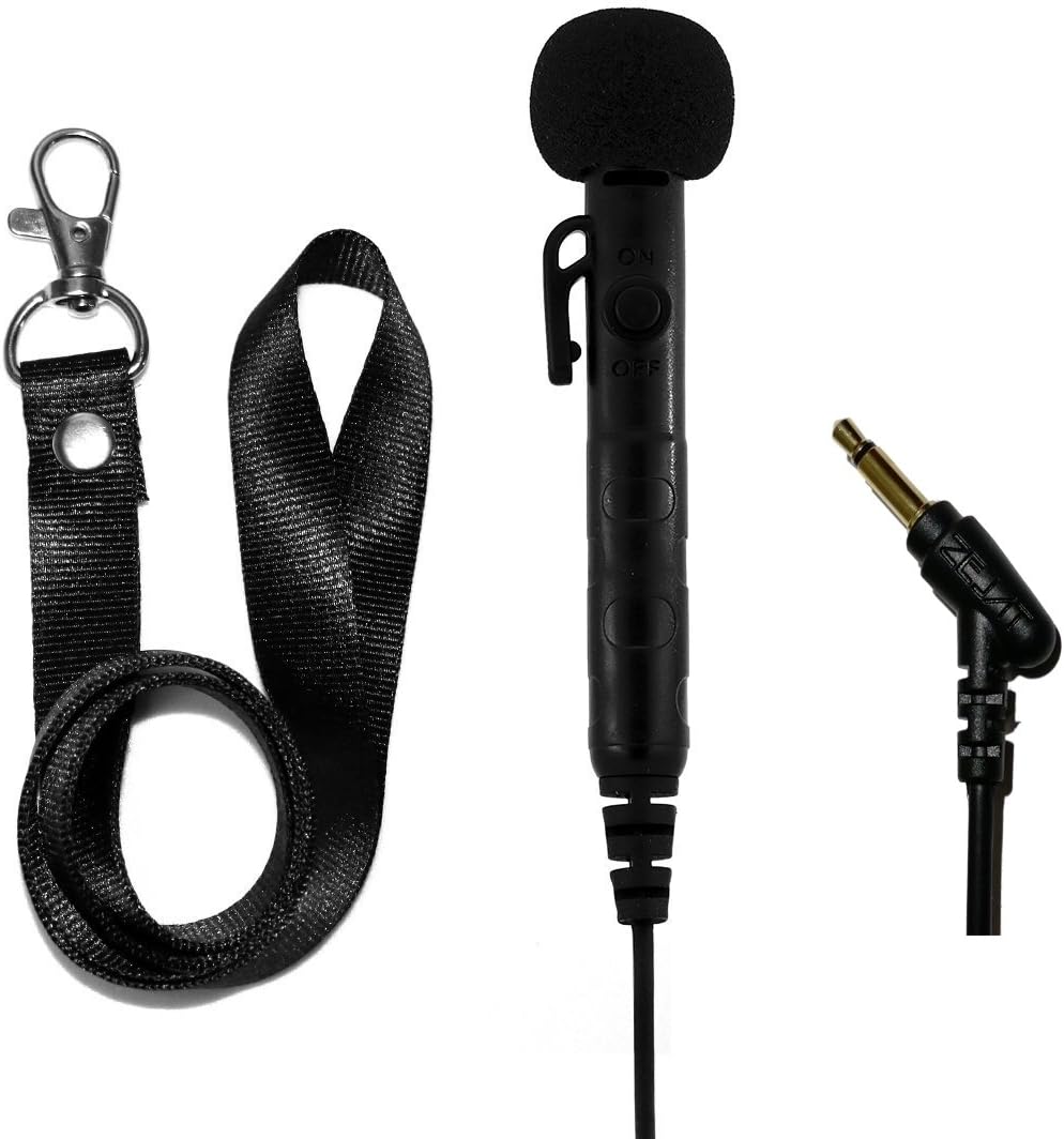 Smartnavi Mini Handheld Microphone 3.5mm Unidirectional Vocal Dynamic for Voice Amplifier, Computer, Smartphone and Any Mono Recorder